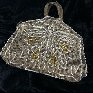 VINTAGE MADE IN CZECHOSLAVAKIA Small Beaded Purse